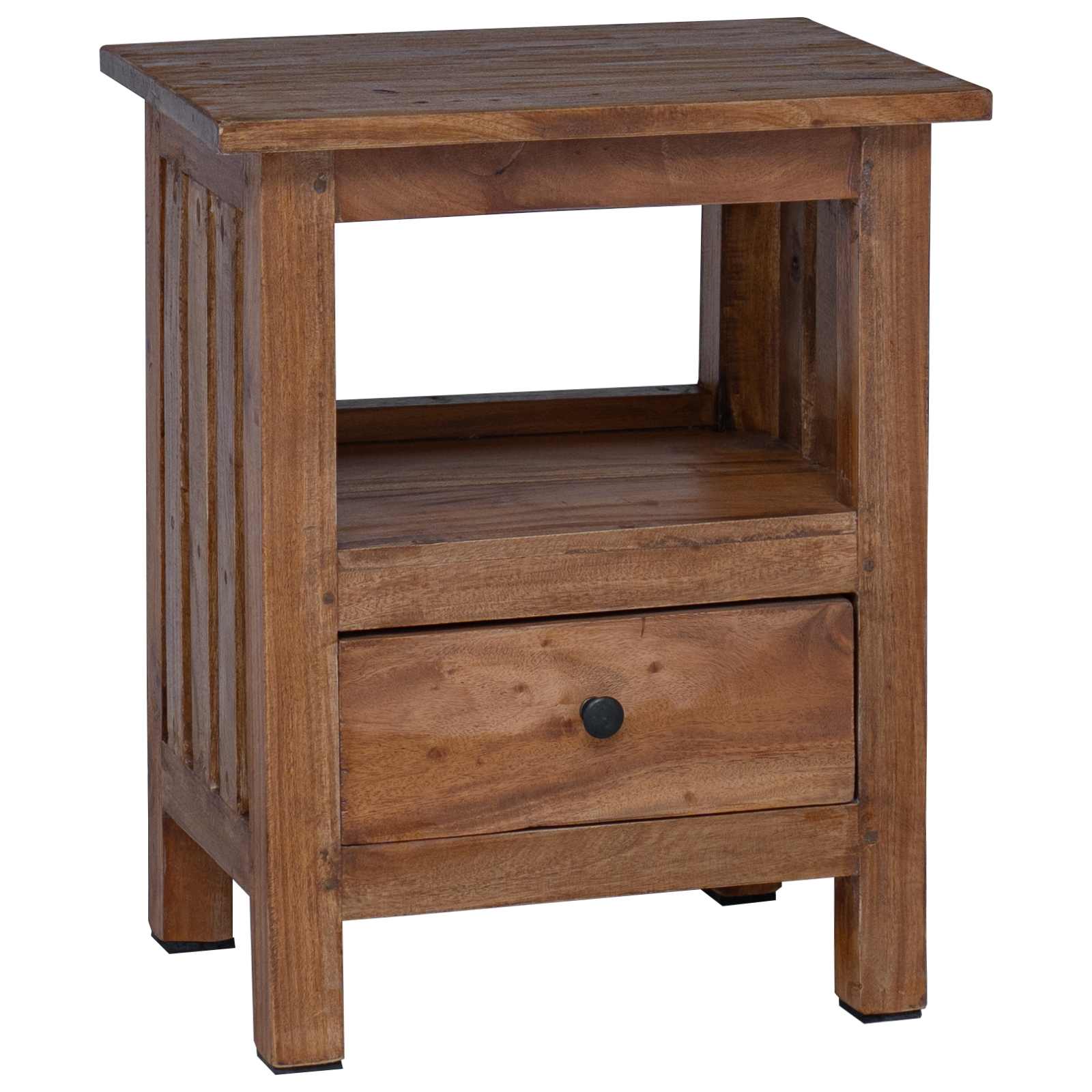 Bedside Table Brown 41 x 30 x 50 cm Solid Mahogany Wood