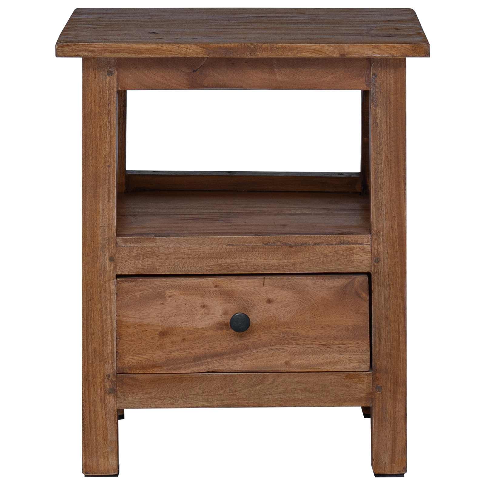 Bedside Table Brown 41 x 30 x 50 cm Solid Mahogany Wood