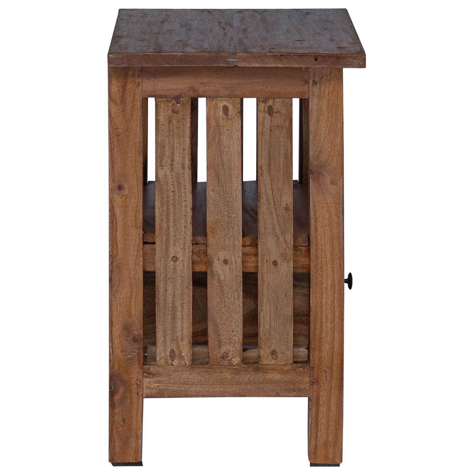 Bedside Table Brown 41 x 30 x 50 cm Solid Mahogany Wood