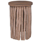 Stool Natural 30 x 30 x 45 cm Solid Teak Wood