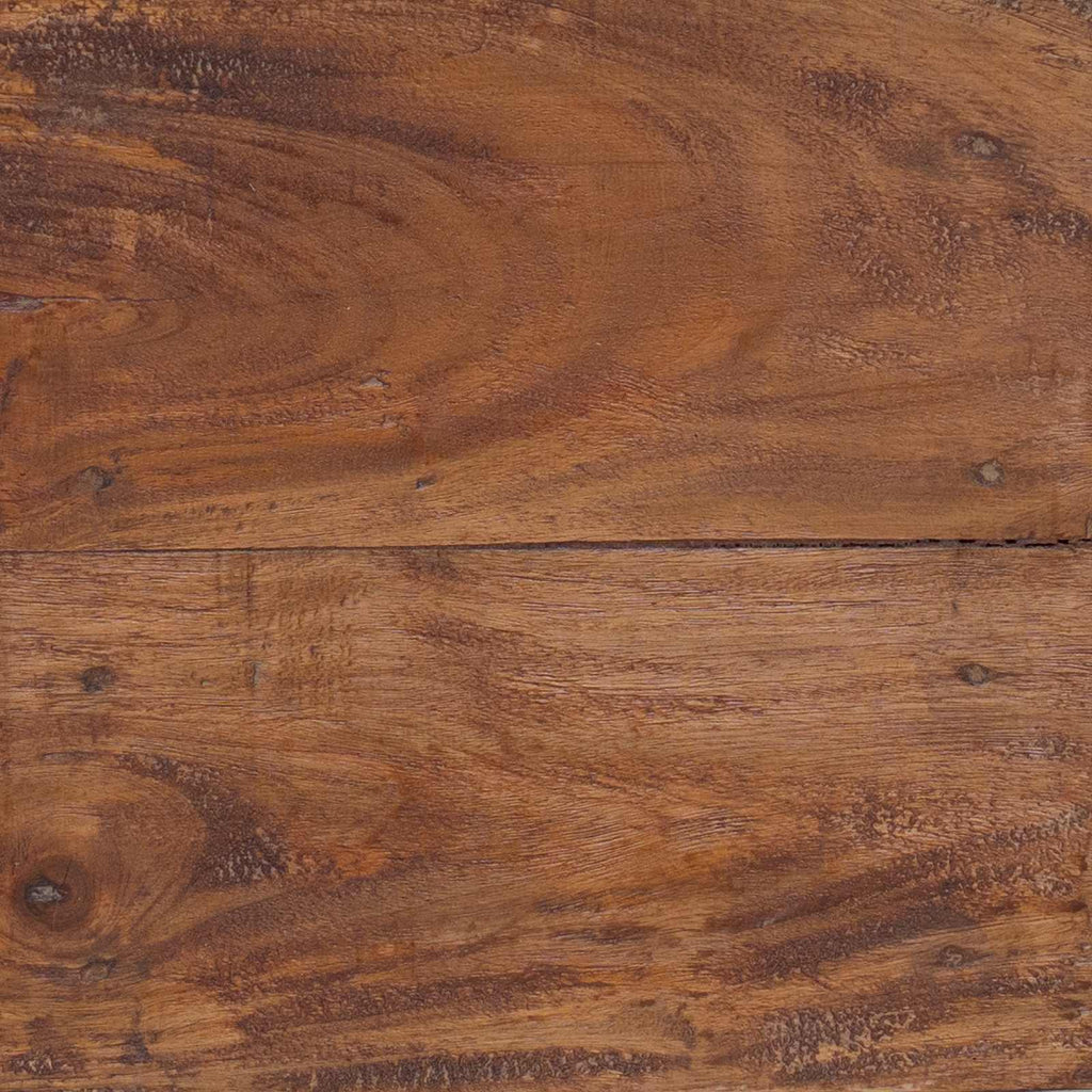 Stool Natural 22 x 22 x 24 cm Mahogany Wood