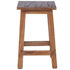 Stool Natural 30 x 30 x 47 cm Mahogany Wood