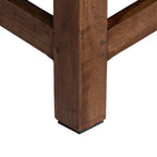 Stool Natural 26 x 26 x 26 cm Mahogany Wood