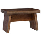 Stool Natural 29 x 20 x 17 cm Mahogany Wood