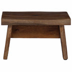 Stool Natural 29 x 20 x 17 cm Mahogany Wood