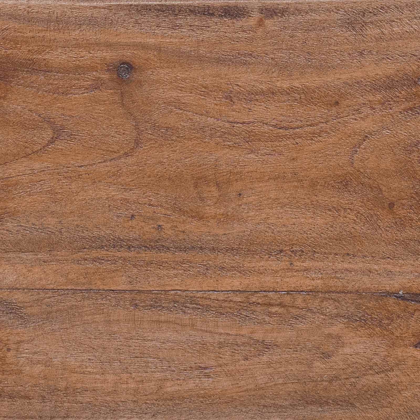 Stool Natural 40 x 25 x 31 cm Mahogany Wood