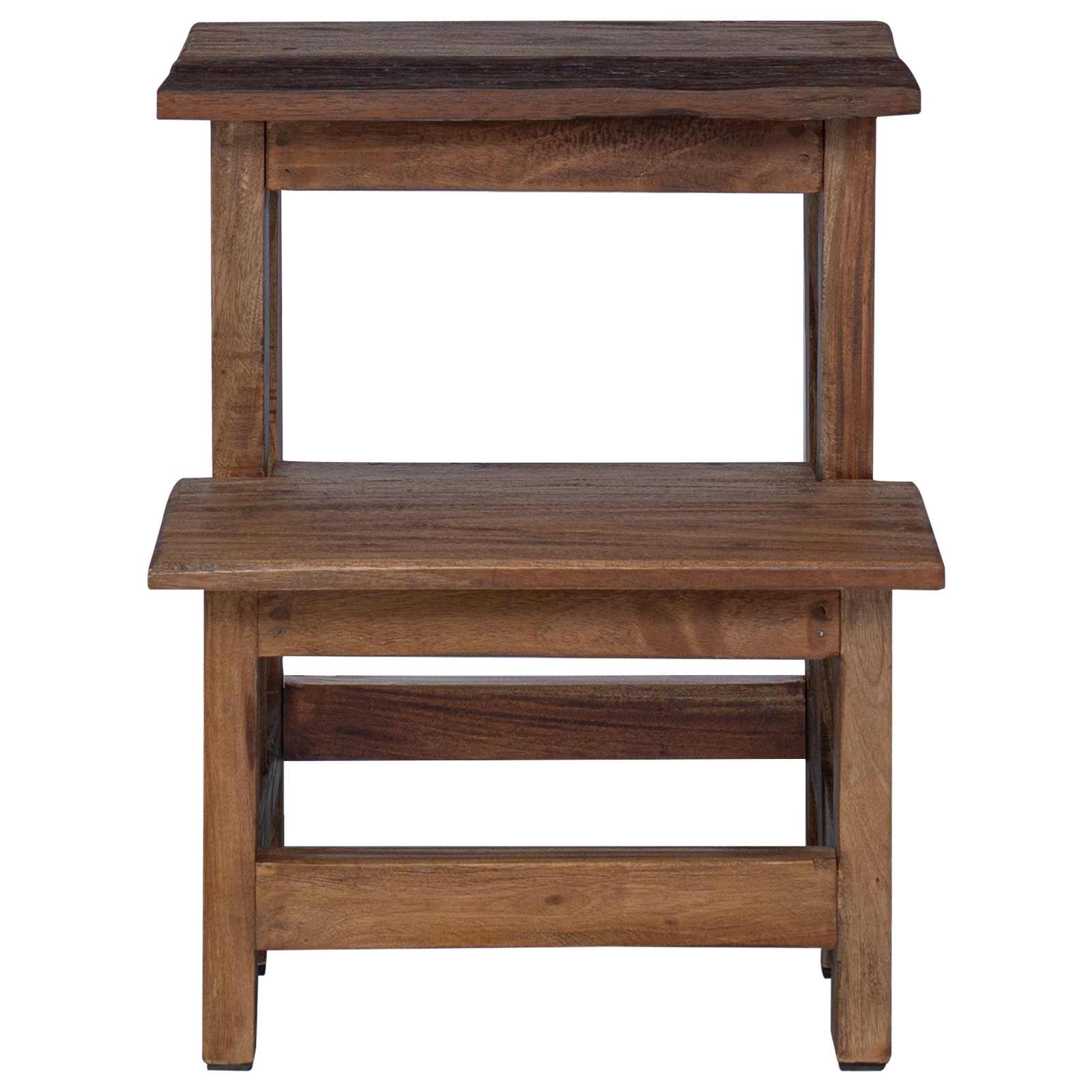 Stool Natural 37 x 37 x 46 cm Mahogany Wood