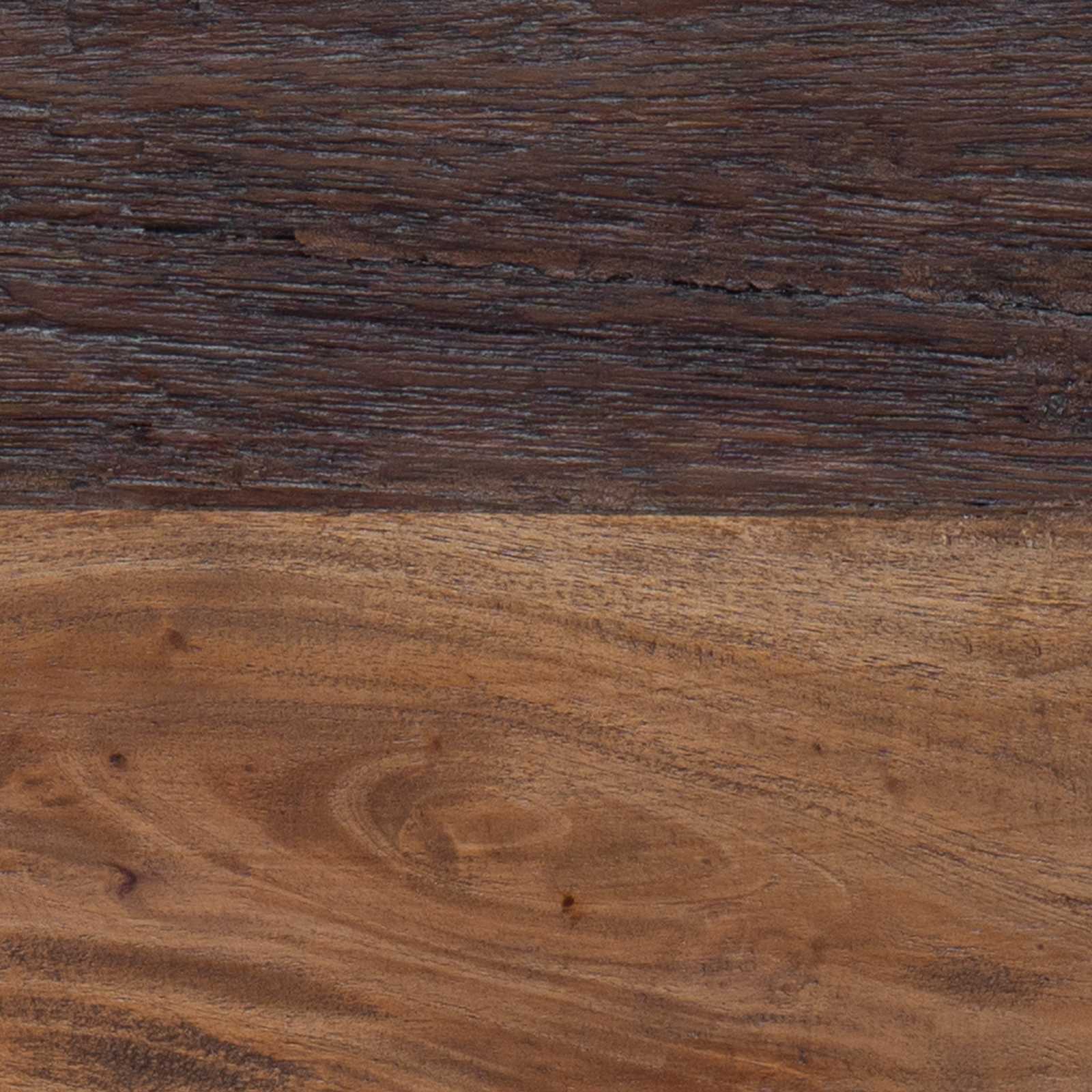 Stool Natural 37 x 37 x 46 cm Mahogany Wood