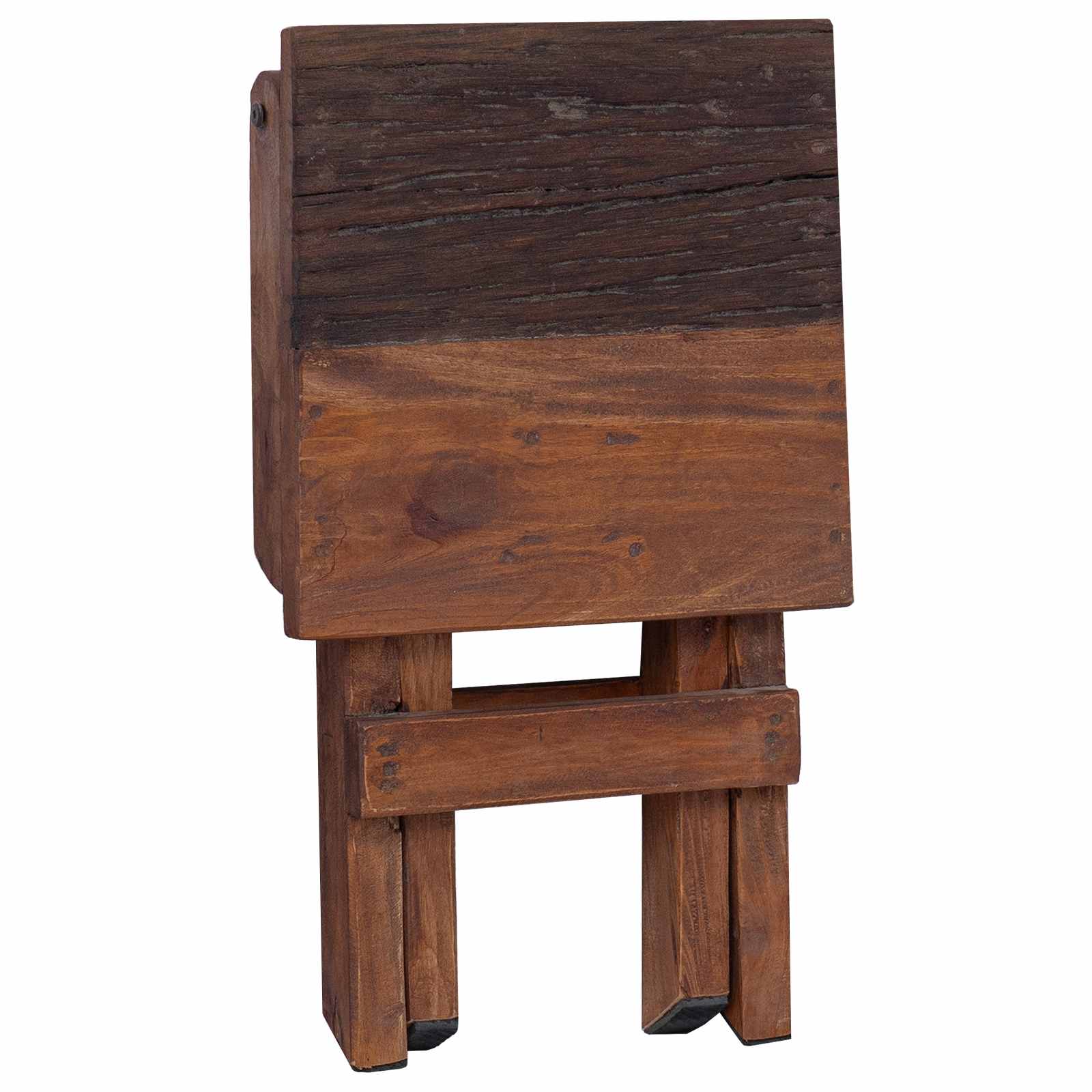 Stool Natural 30 x 30 x 48 cm Solid Reclaim wood
