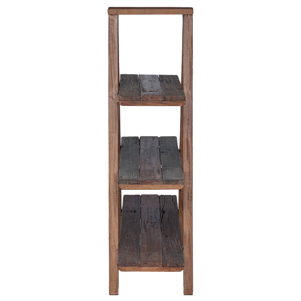 Folding Rack Brown 79.5 x 35 x 112 cm Solid Reclaim Wood