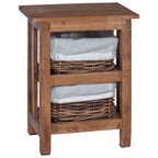 Side Table Brown Solid Mahogany wood