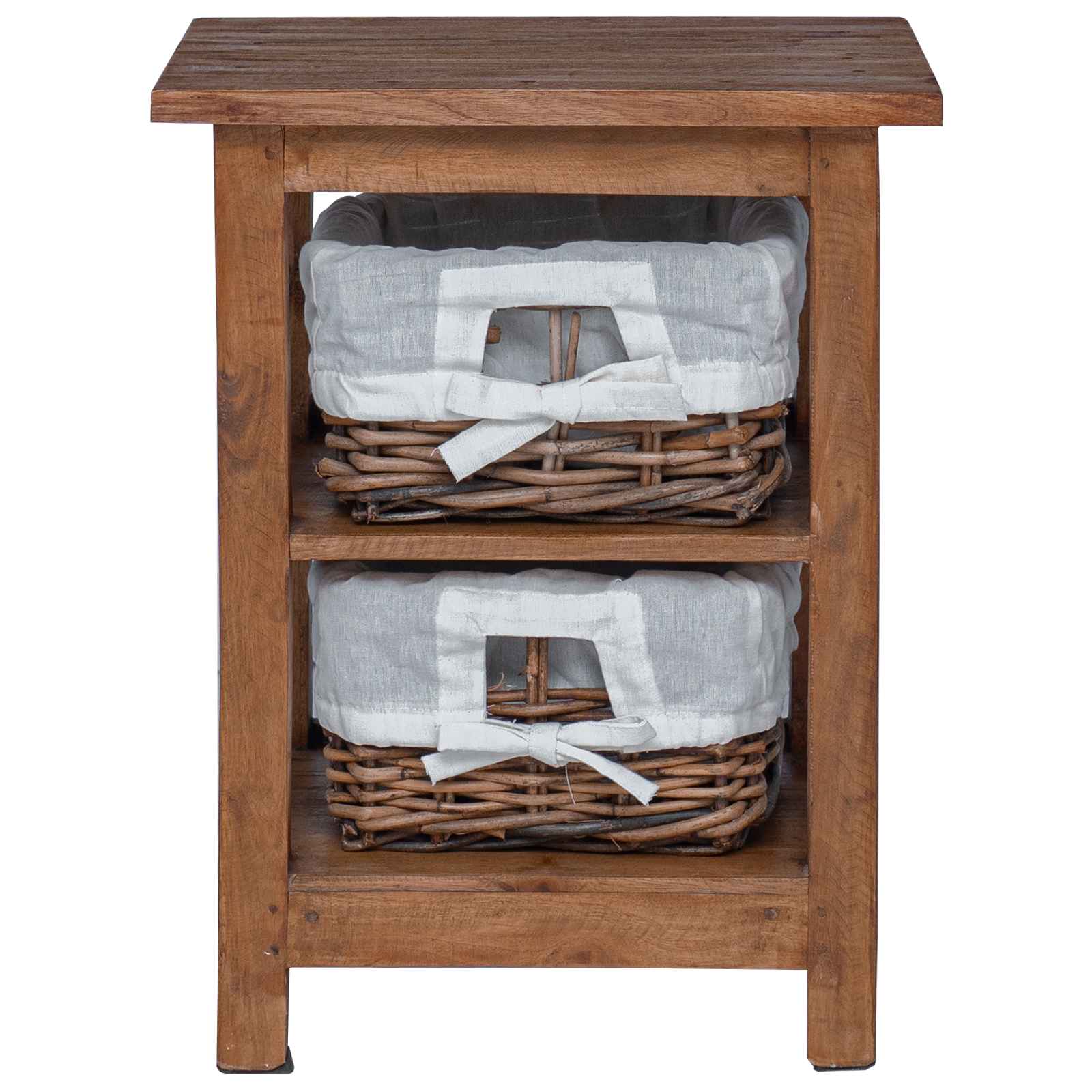 Side Table Brown Solid Mahogany wood