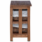 Side Table Brown Solid Mahogany wood