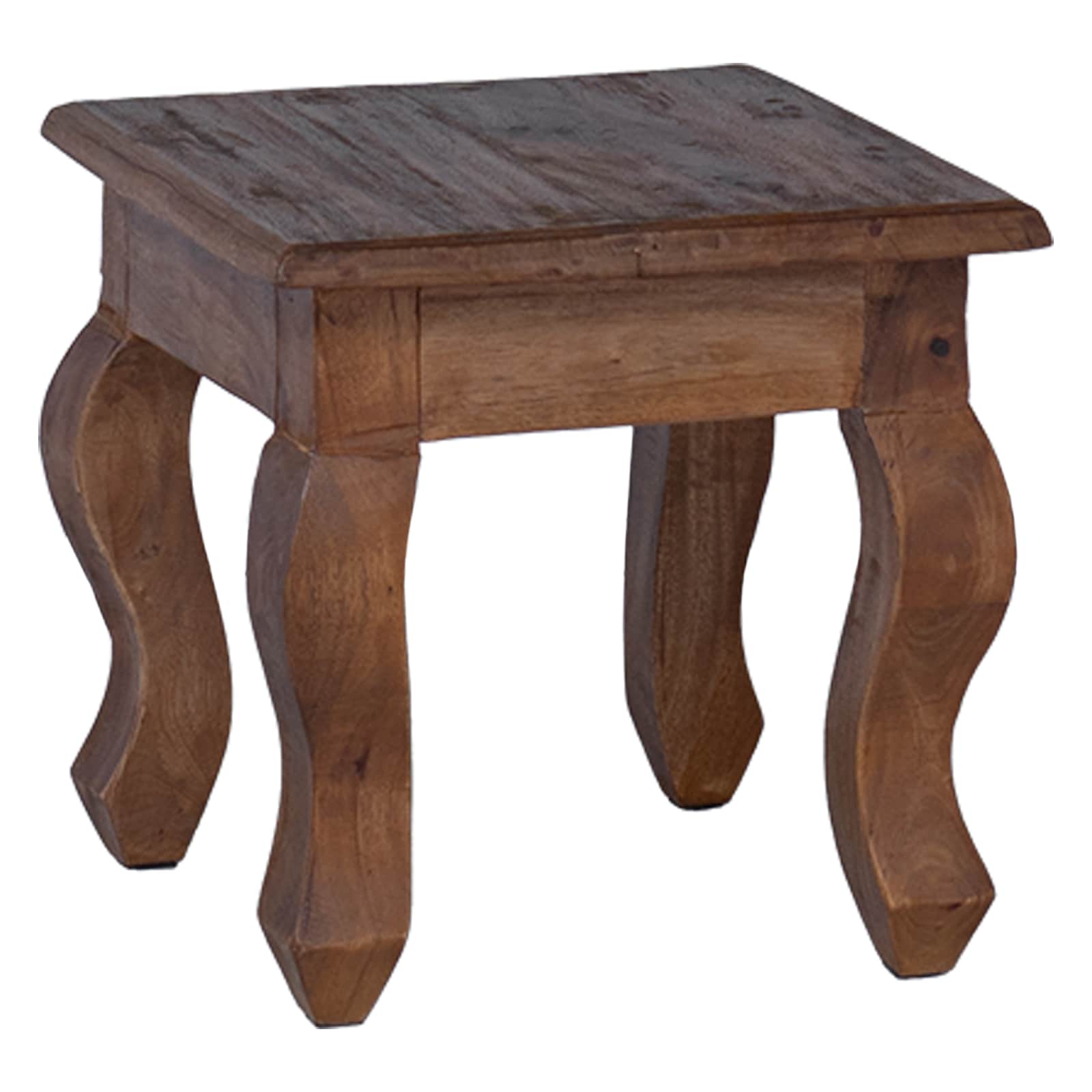 Nesting Table 3 pcs Brown Solid Mahogany wood