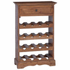 Wine Rack Solid Mahogany Wood