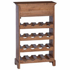 Wine Rack Solid Mahogany Wood