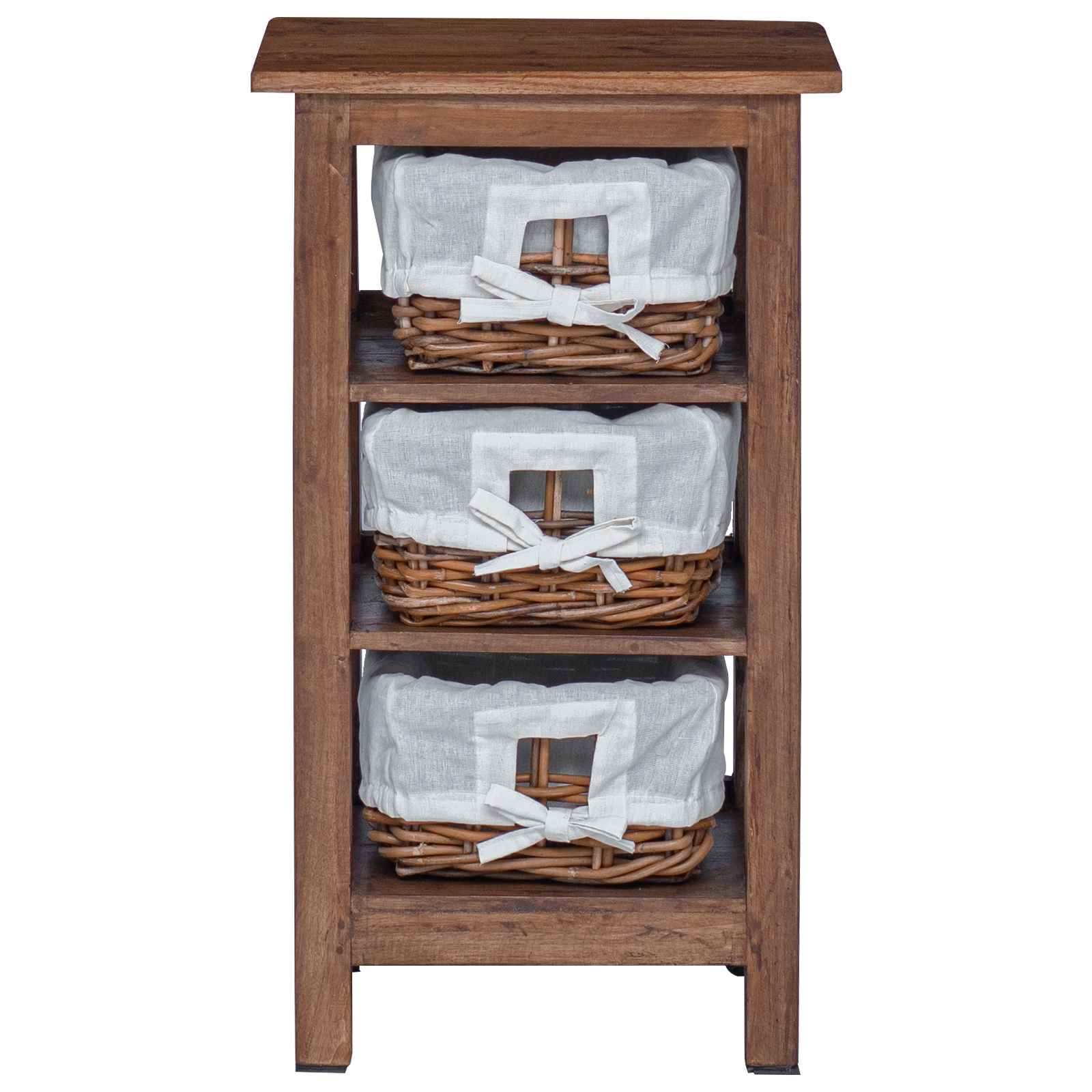 Side Table Brown Solid Mahogany wood