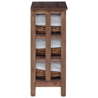 Side Table Brown Solid Mahogany wood