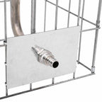 Gabion Faucet Silver 26 x 25 x 50 cm Stainless Steel