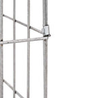 Gabion Faucet Silver 26 x 25 x 50 cm Stainless Steel