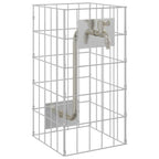 Gabion Faucet Silver 26 x 25 x 50 cm Stainless Steel