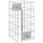 Gabion Faucet Silver 26 x 25 x 50 cm Stainless Steel