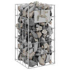 Gabion Faucet Silver 26 x 25 x 50 cm Stainless Steel