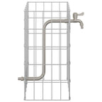 Gabion Faucet Silver 26 x 25 x 50 cm Stainless Steel