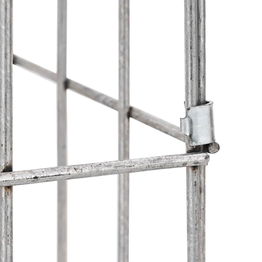 Gabion Faucet Silver 25 x 25 x 100 cm Stainless Steel