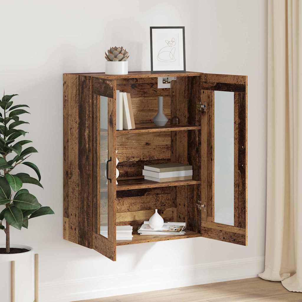 Hanging Wall Cabinet Brown 69.5 x 34 x 90 cm Engineered wood