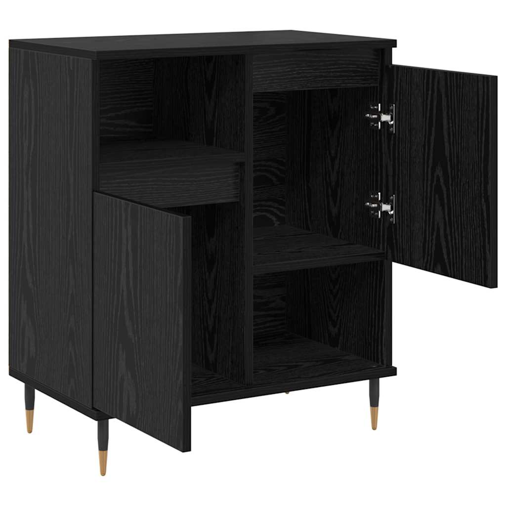 Sideboard Black Oak 60 x 35 x 70 cm