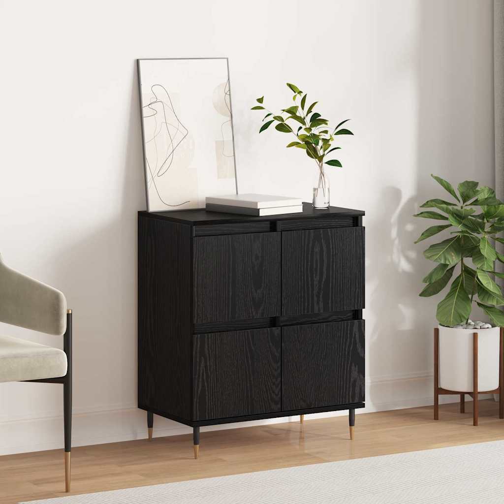 Sideboard Black Oak 60 x 35 x 70 cm
