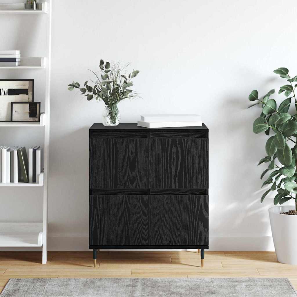 Sideboard Black Oak 60 x 35 x 70 cm