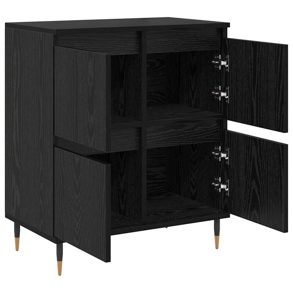 Sideboard Black Oak 60 x 35 x 70 cm
