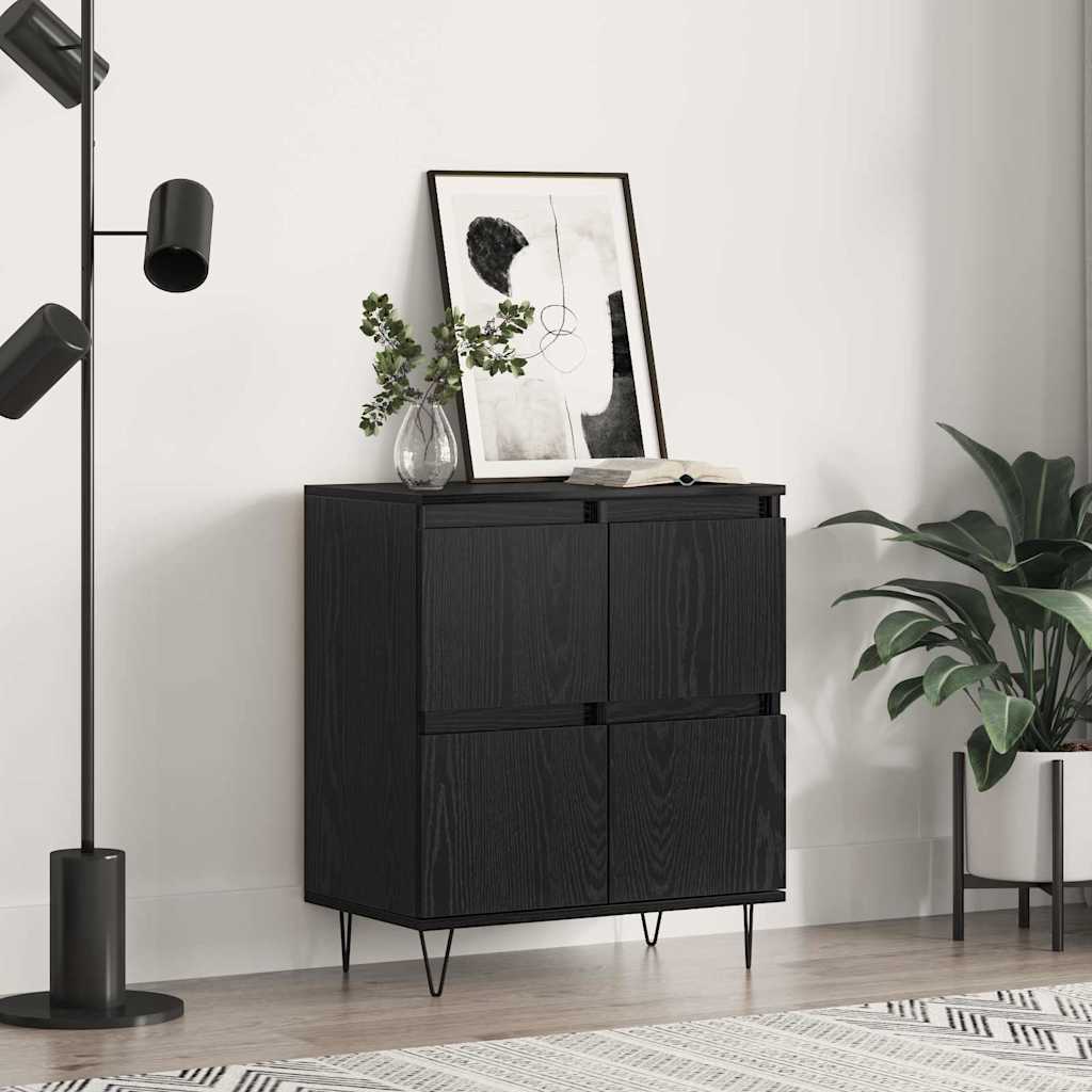 Sideboard Black Oak 60 x 35 x 70 cm