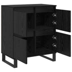 Sideboard Black Oak 60 x 35 x 70 cm