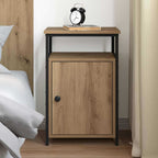 Bedside Cabinet Artisan oak Engineered Wood