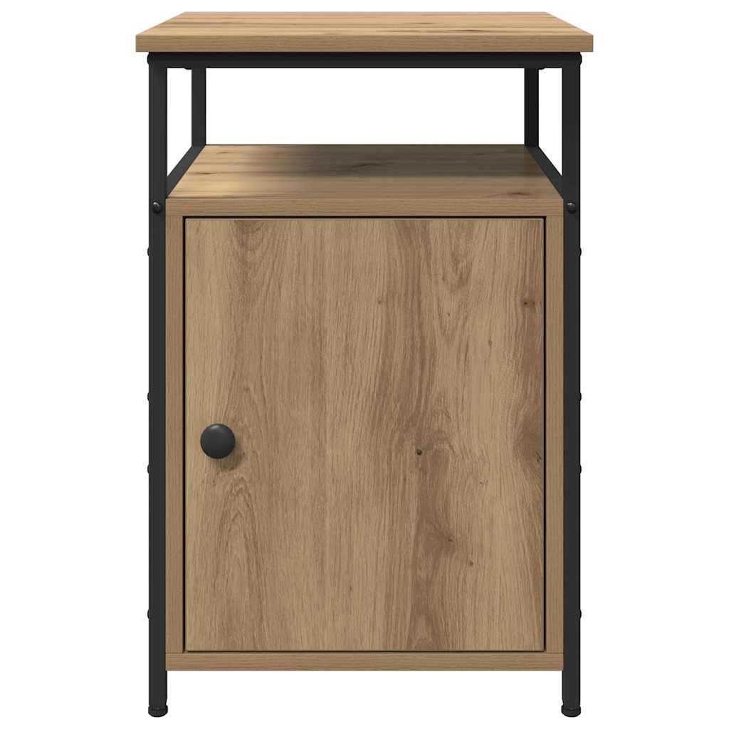 Bedside Cabinet Artisan oak Engineered Wood