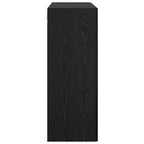 Wall Cabinet Black Oak 69.5 x 34 x 90 cm Engineered Wood