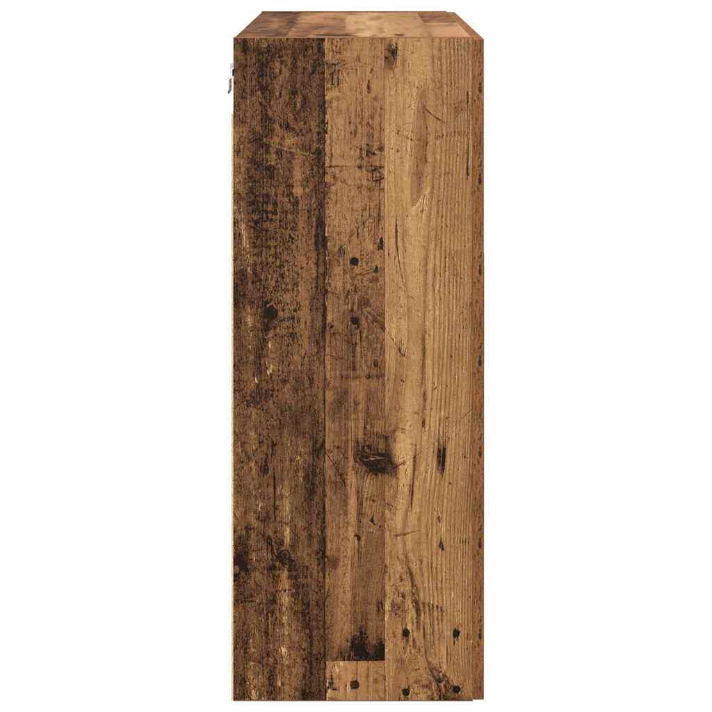 Wall Cabinet Old Wood 69.5 x 34 x 90 cm Engineered Wood