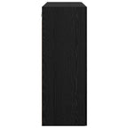 Wall Cabinet Black Oak 69.5 x 34 x 90 cm Engineered Wood