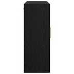 Wall Cabinet Black Oak 69.5 x 34 x 90 cm Engineered Wood
