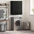 Wall Mounted Cabinet Black oak 69.5 x 34 x 90 cm