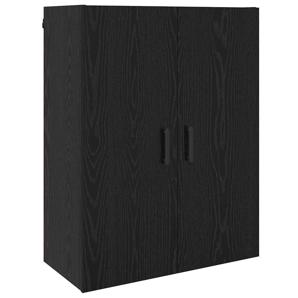 Wall Mounted Cabinet Black oak 69.5 x 34 x 90 cm