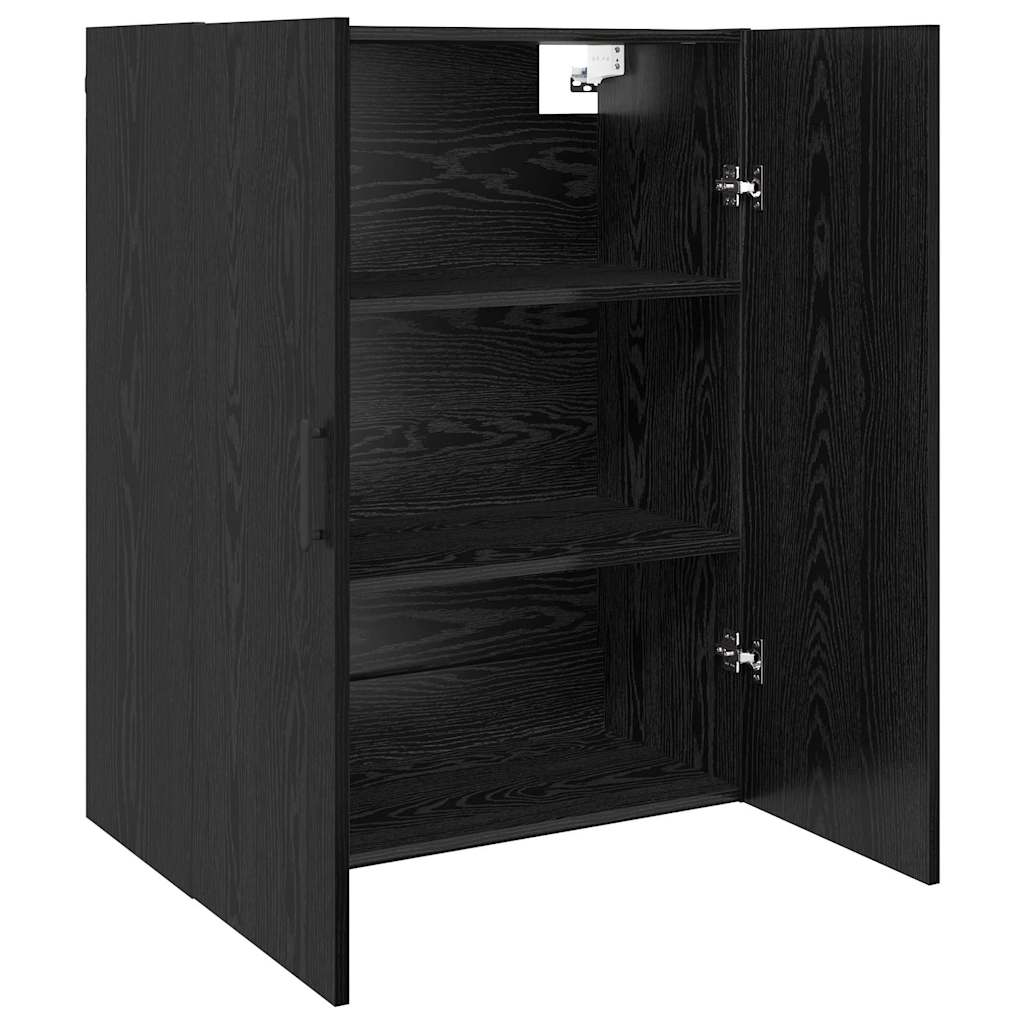 Wall Mounted Cabinet Black oak 69.5 x 34 x 90 cm