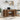 Desk with Shelf Old wood 140 x 50 x 75 cm Engineered wood