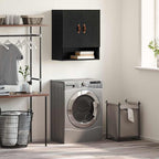 Wall Cabinet Black oak 60 x 31 x 70 cm Engineered wood