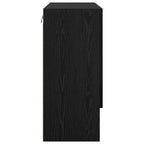 Wall Cabinet Black oak 60 x 31 x 70 cm Engineered wood