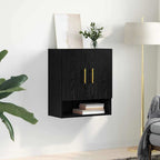 Wall Cabinet Black oak 60 x 31 x 70 cm Engineered wood