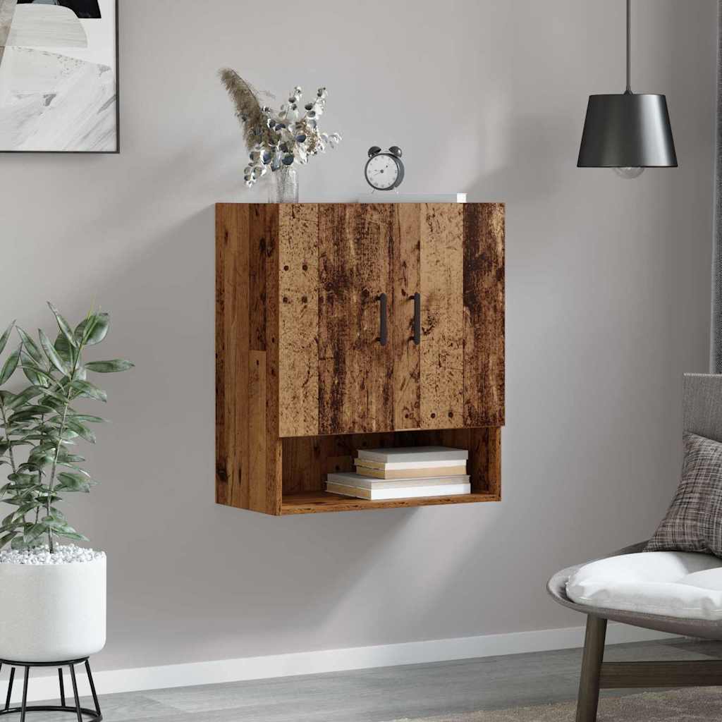 Wall-Mounted Cabinet Old Wood 60 x 31 x 70 cm Engineered Wood